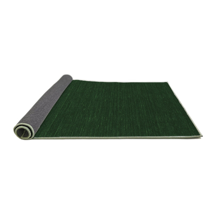 Sideview of Abstract Emerald Green Contemporary Rug, con227emgrn
