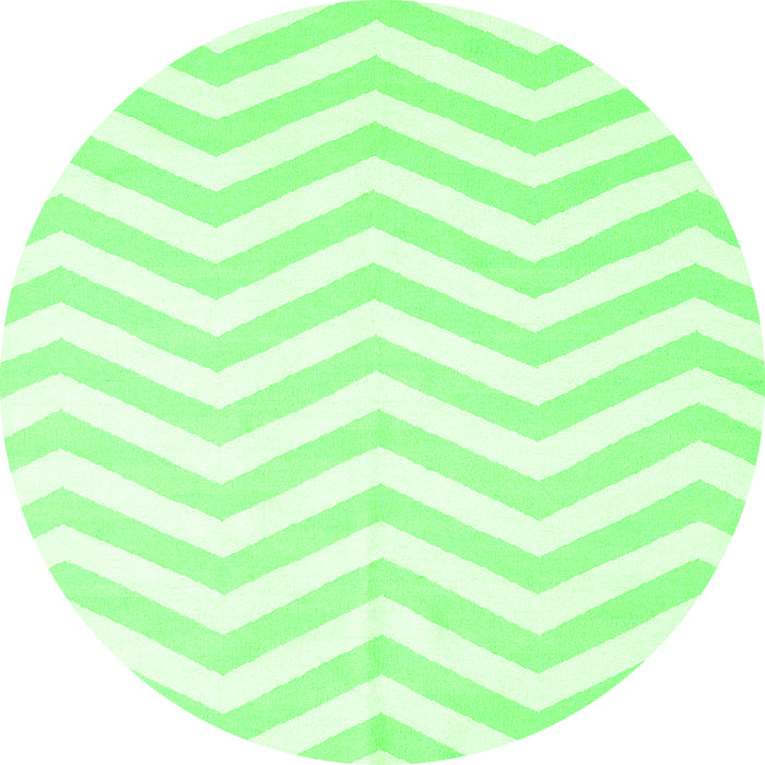 Machine Washable Solid Green Modern Area Rugs, wshcon2280grn