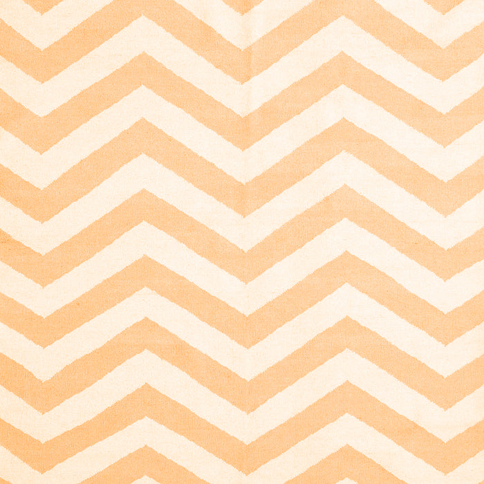 Solid Orange Modern Rug, con2280org