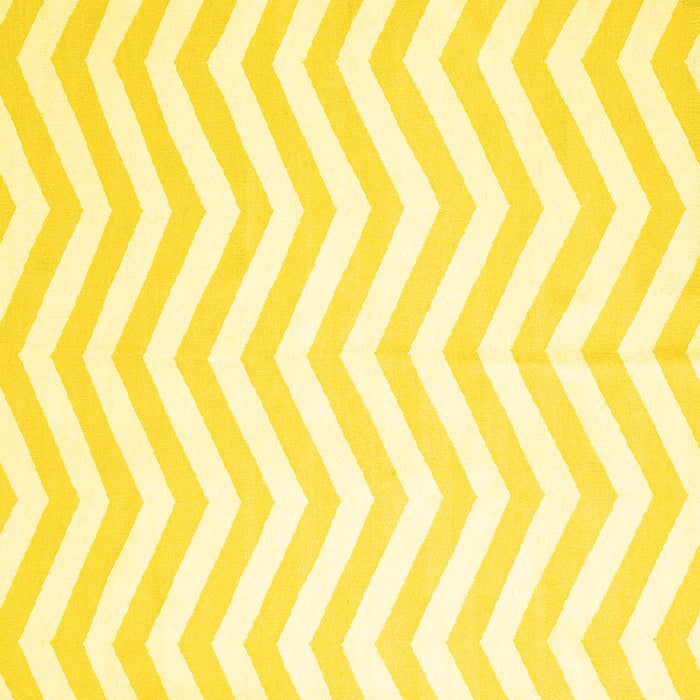 Square Solid Yellow Modern Rug, con2280yw