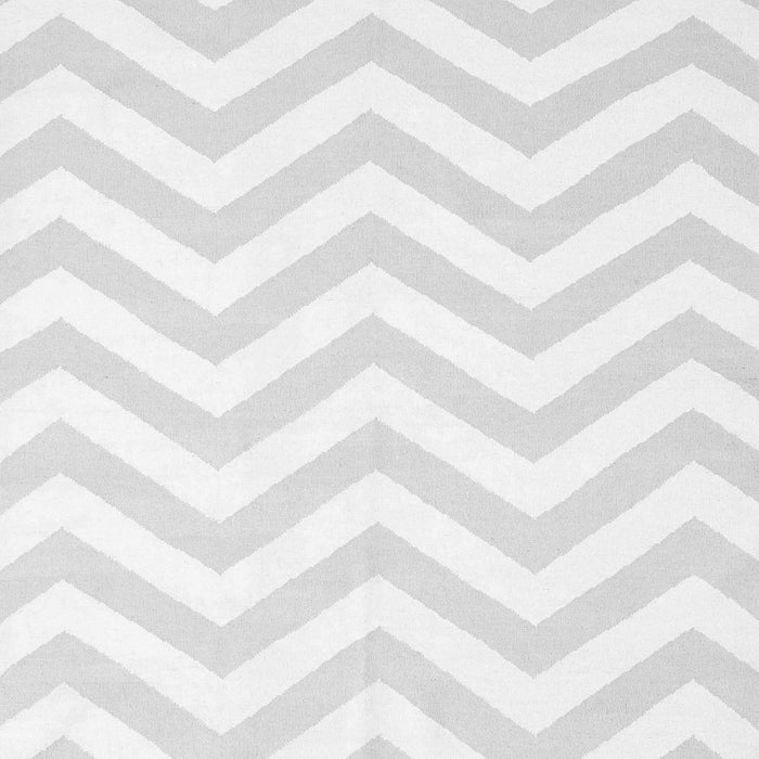 Serging Thickness of Machine Washable Solid Gray Modern Rug, wshcon2280gry