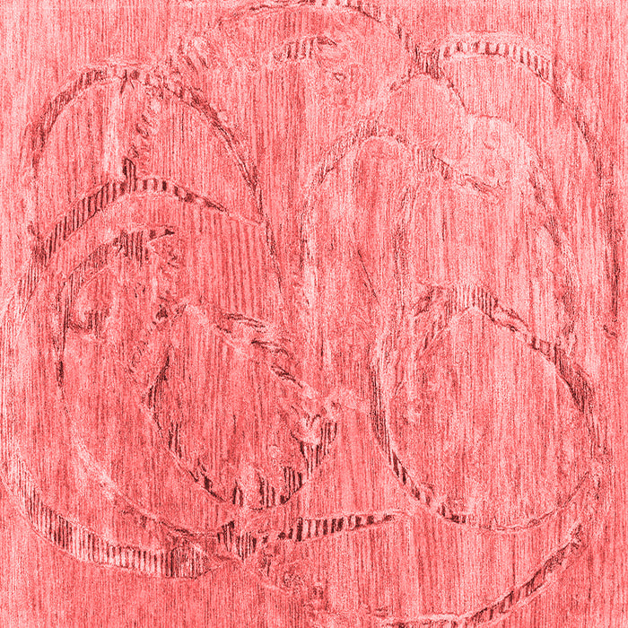 Abstract Red Contemporary Rug, con2281red