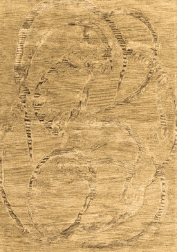 Abstract Brown Contemporary Rug, con2281brn