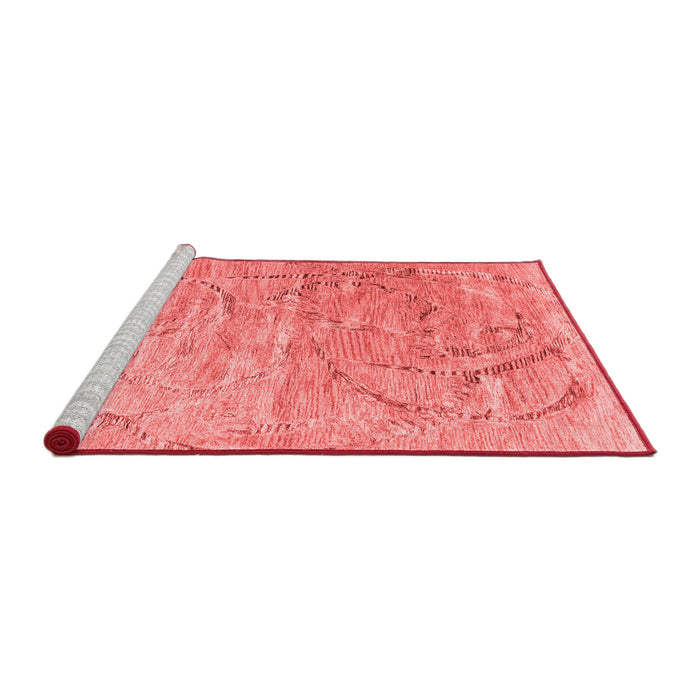 Contemporary Red Washable Rugs