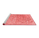 Contemporary Red Washable Rugs