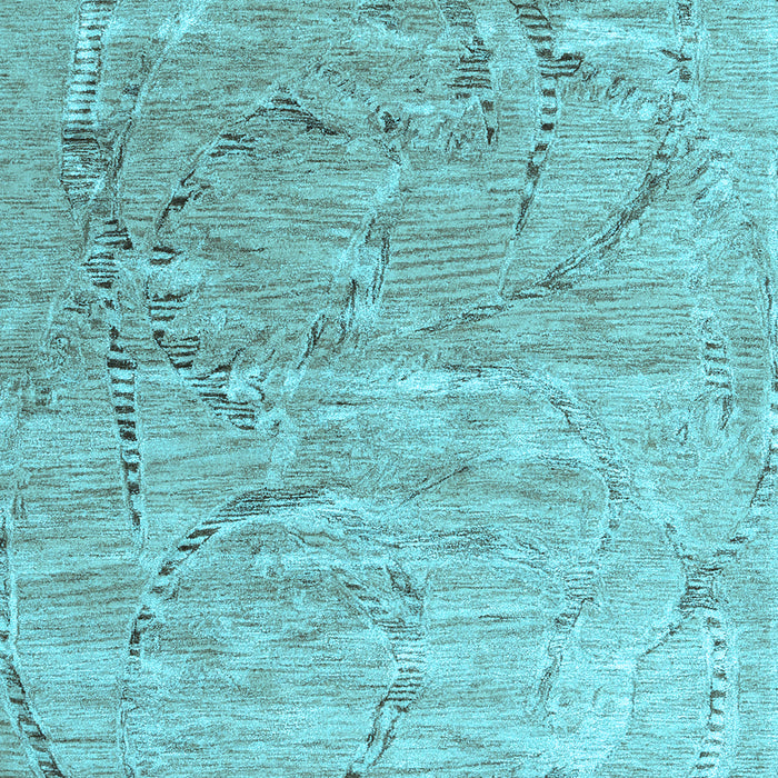 Machine Washable Abstract Light Blue Contemporary Rug, wshcon2281lblu