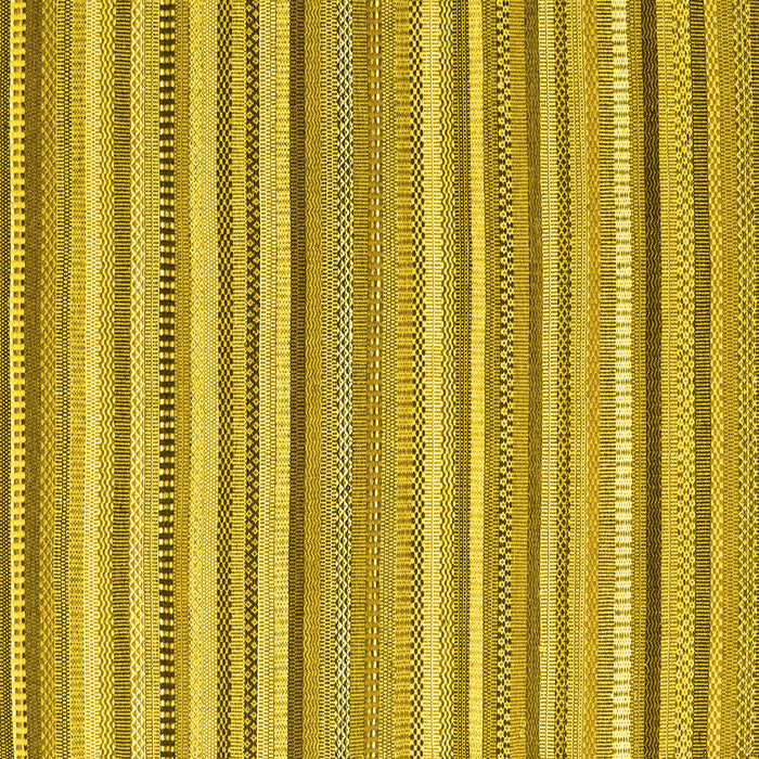 Square Machine Washable Abstract Yellow Contemporary Rug, wshcon2282yw