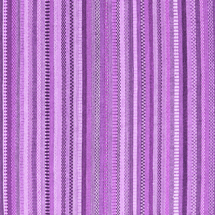 Square Abstract Purple Contemporary Rug, con2282pur