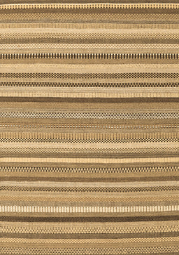 Abstract Brown Contemporary Rug, con2282brn