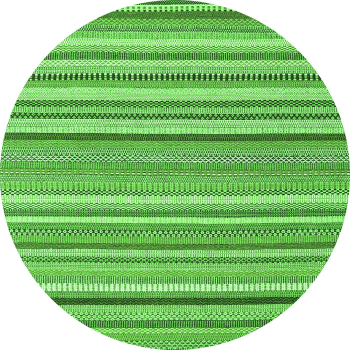 Machine Washable Abstract Green Contemporary Area Rugs, wshcon2282grn