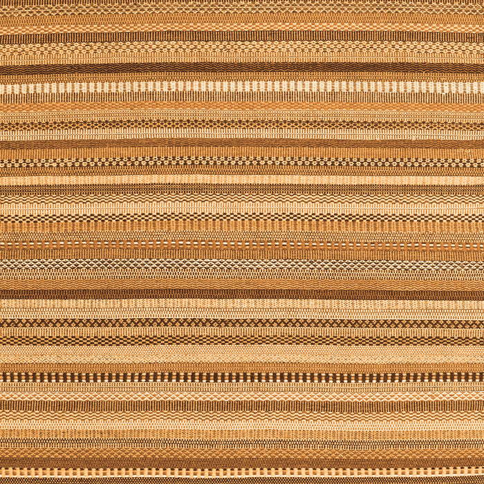 Serging Thickness of Abstract Orange Contemporary Rug, con2282org