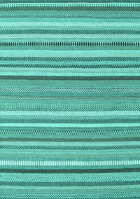 Abstract Turquoise Contemporary Rug, con2282turq