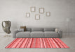 Contemporary Red Washable Rugs