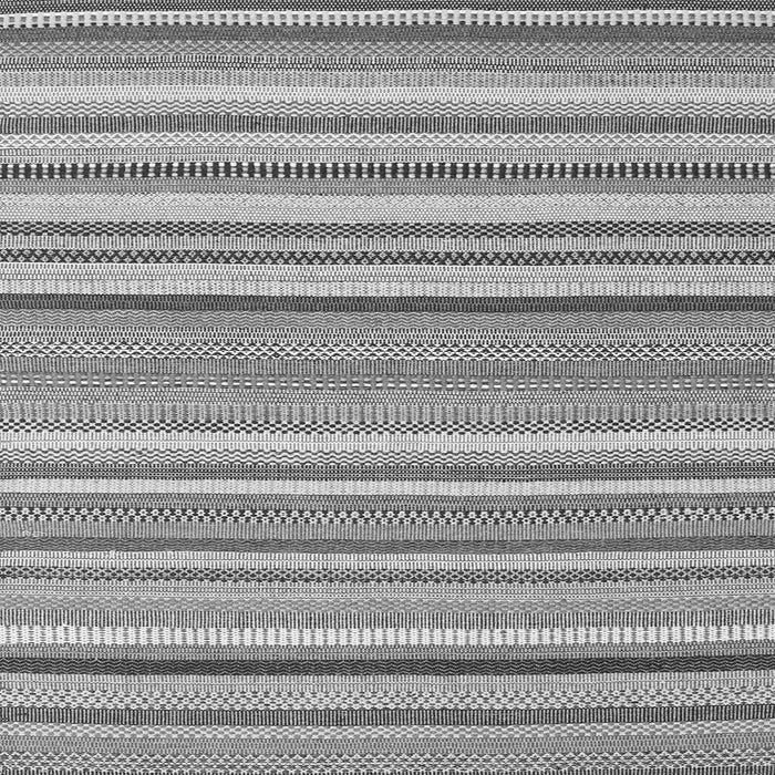 Round Machine Washable Abstract Gray Contemporary Rug, wshcon2282gry