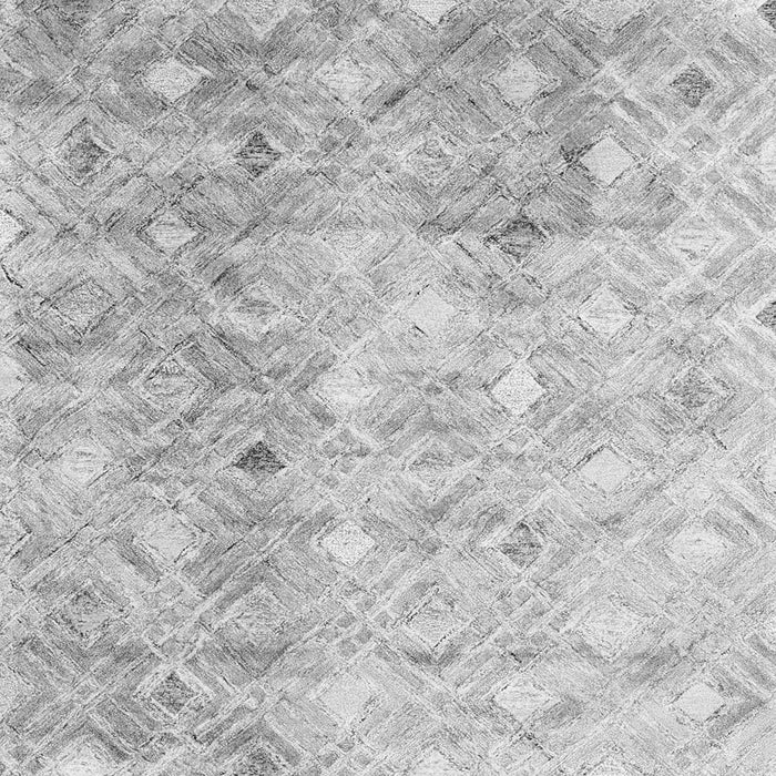 Abstract Gray Contemporary Rug, con2283gry