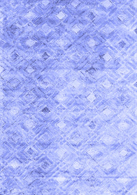 Abstract Blue Contemporary Rug, con2283blu