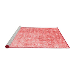 Contemporary Red Washable Rugs