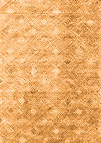 Abstract Orange Contemporary Rug, con2283org