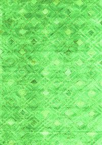 Abstract Green Contemporary Rug, con2283grn