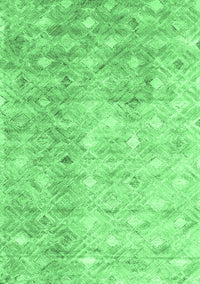 Abstract Emerald Green Contemporary Rug, con2283emgrn