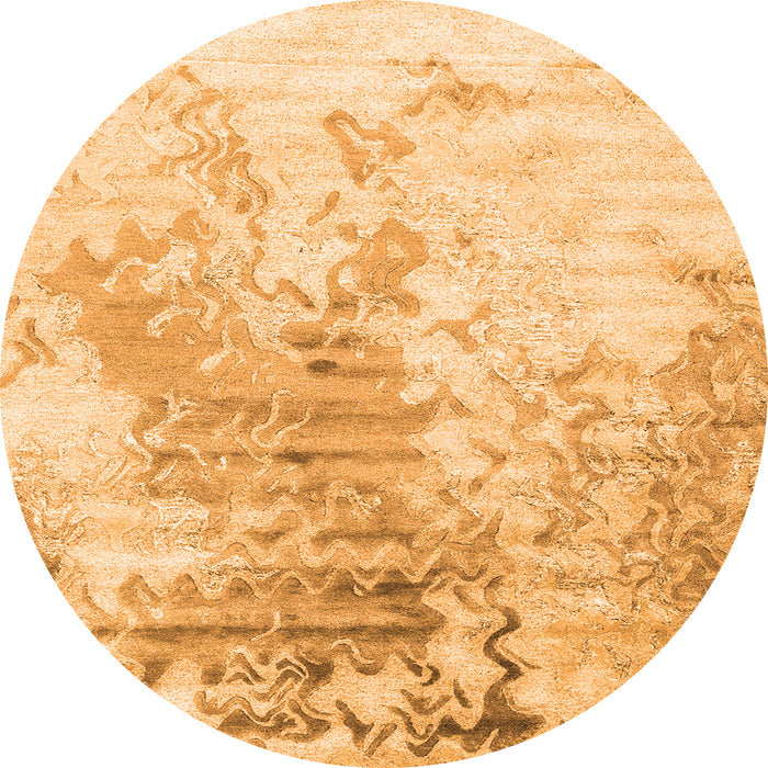 Machine Washable Abstract Orange Contemporary Area Rugs, wshcon2284org