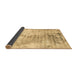 Sideview of Abstract Brown Contemporary Rug, con2284brn