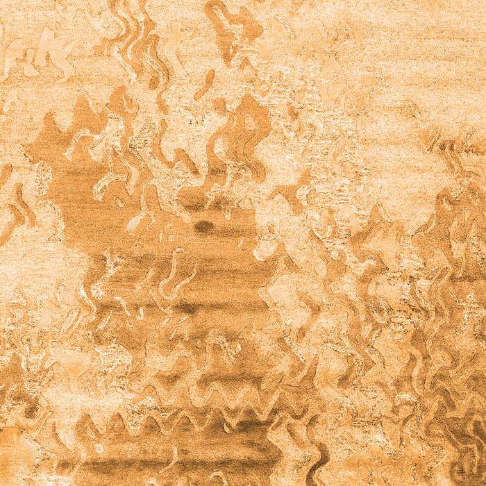 Serging Thickness of Machine Washable Abstract Orange Contemporary Area Rugs, wshcon2284org