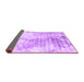 Sideview of Abstract Purple Contemporary Rug, con2284pur