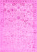 Abstract Pink Contemporary Rug, con2285pnk