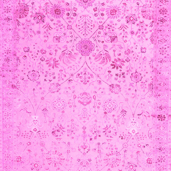 Machine Washable Abstract Pink Contemporary Rug, wshcon2285pnk