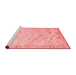 Contemporary Red Washable Rugs