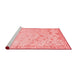 Contemporary Red Washable Rugs