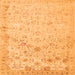 Serging Thickness of Abstract Orange Contemporary Rug, con2285org