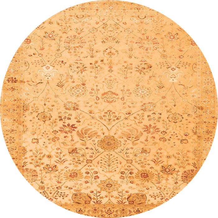Machine Washable Abstract Orange Contemporary Area Rugs, wshcon2285org