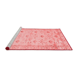Contemporary Red Washable Rugs