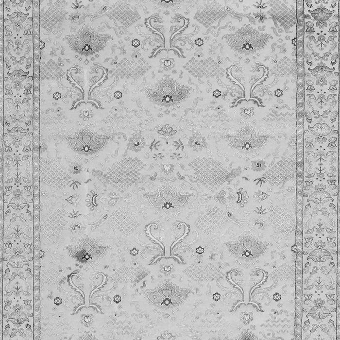 Serging Thickness of Machine Washable Abstract Gray Contemporary Rug, wshcon2286gry