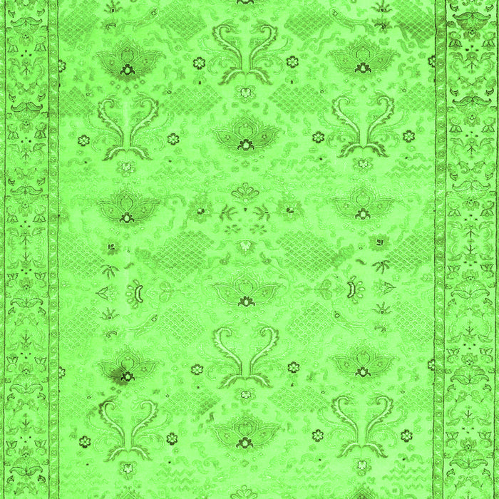 Abstract Green Contemporary Rug, con2286grn