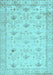 Machine Washable Abstract Light Blue Contemporary Rug, wshcon2286lblu