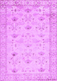 Abstract Purple Contemporary Rug, con2286pur