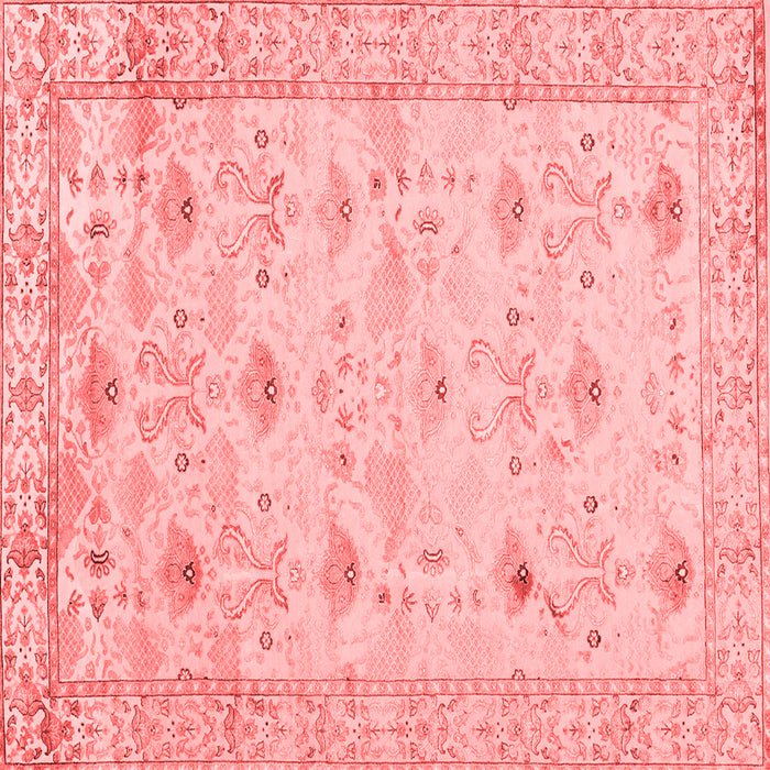 Abstract Red Contemporary Rug, con2286red