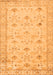 Serging Thickness of Machine Washable Abstract Orange Contemporary Area Rugs, wshcon2286org