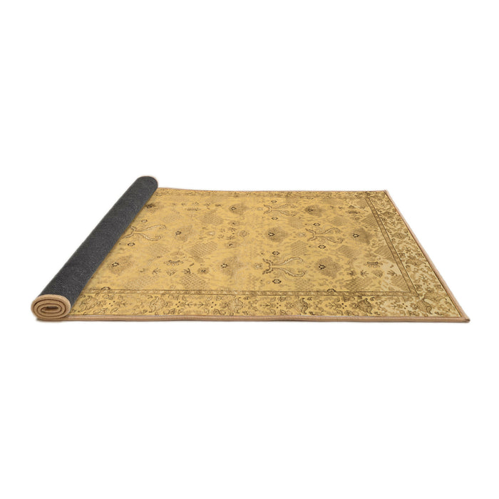 Sideview of Abstract Brown Contemporary Rug, con2286brn