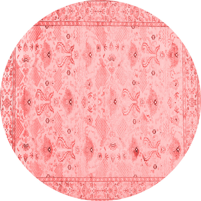 Abstract Red Contemporary Rug, con2286red
