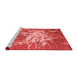 Contemporary Red Washable Rugs