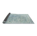 Thickness of Contemporary Koi Blue Modern Rug, con2288