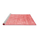 Contemporary Red Washable Rugs