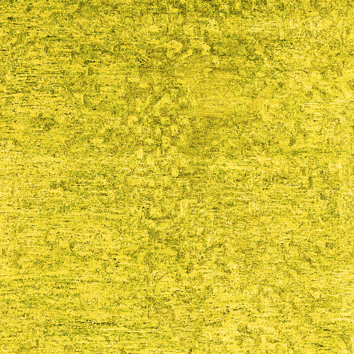 Machine Washable Abstract Yellow Contemporary Rug, wshcon2288yw