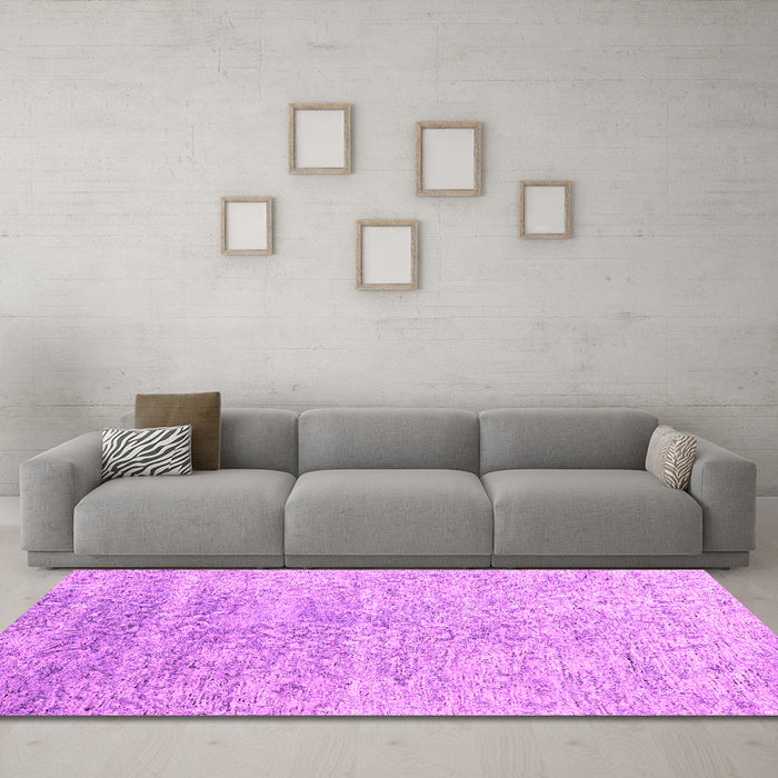 Machine Washable Abstract Pink Contemporary Rug in a Living Room, wshcon2288pnk