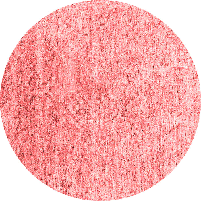 Machine Washable Abstract Red Contemporary Rug, wshcon2288red