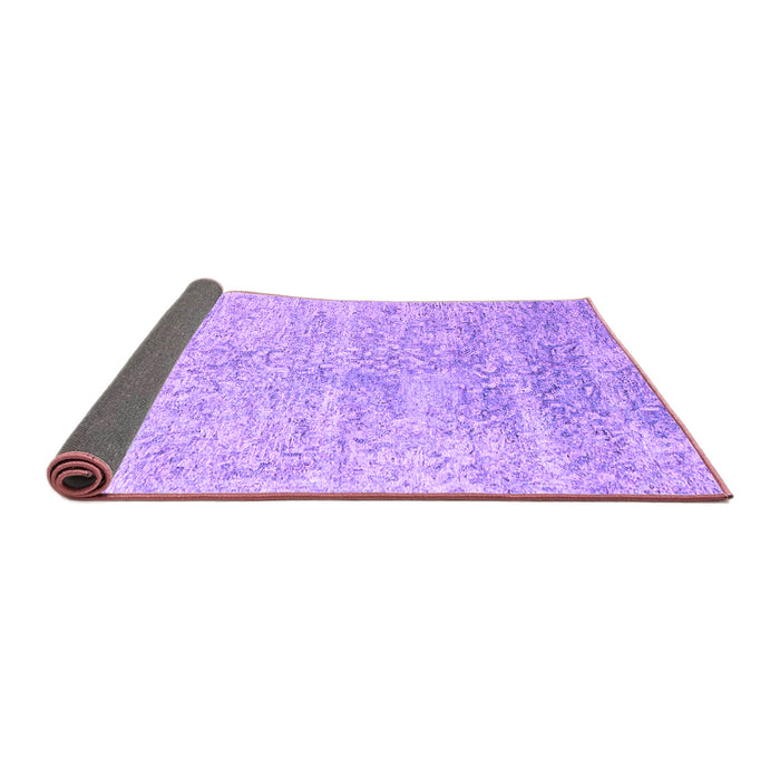 Sideview of Abstract Purple Contemporary Rug, con2288pur